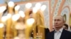 Ініціатор війни проти України, очільник Росії Путін на різдвяній службі у підмосковному храмі. Росія, 7 січня 2026 року