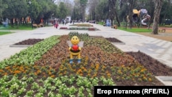 Головна алея Дитячого парку в Сімферополі після реконструкції. 1 травня 2026 року