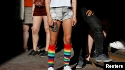 Активісти під час гей-параду в Стамбулі, 25 червня 2017 року