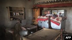 A view of the room where a Pakistani teenage girl was allegedly raped in the neighborhood of Raja Ram in Muzaffarabad, a suburb of the central city of Multan.