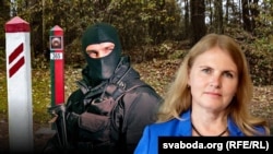 ПіК Свабоды. Навіны 7 кастрычніка. Беларуска-латвійская мяжа. Вядучая Ганна Соўсь. Ілюстрацыйны каляж.