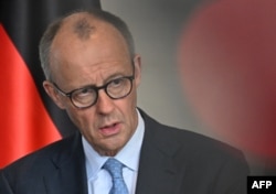 German Chancellor Friedrich Merz in Berlin on April 16