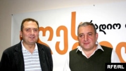 თენგიზ ფხალაძე (მარცხნივ) და ალექსანდრე რუსეცკი