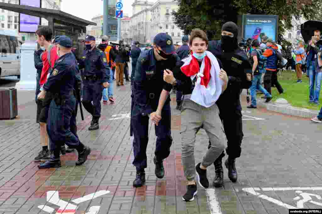 A student is detained.