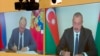 Üçtərəfli bəyanatın imzalanması, Azərbaycan prezidenti İlham Əliyev (sağda) və Rusiya prezidenti Vladimir Putin, 9 noyabr 2020