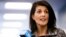 U.S. Ambassador to the United Nations Nikki Haley (file photo)