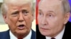 Дональд Трамп, Уладзімір Пуцін. Каляж