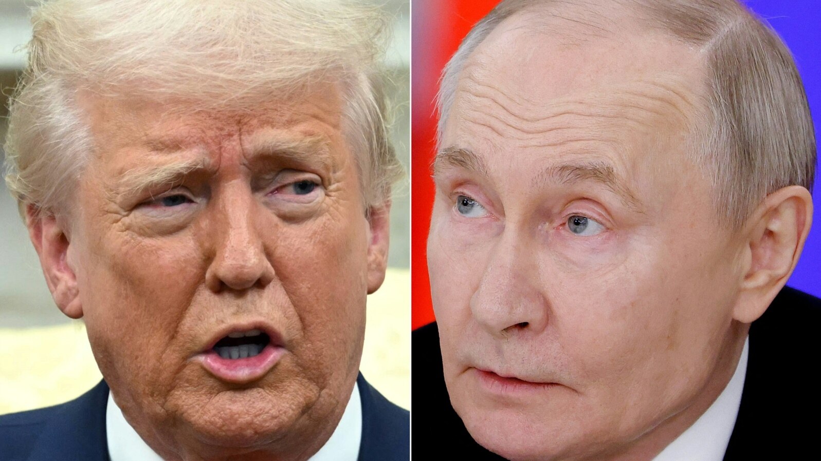 Donald Trump și Vladimir Putin.