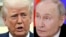  US President Donald Trump (left) and Russia's Vladimir Putin (file photos).