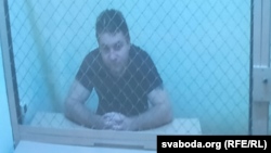 Арцём Сакаў на судзе ў Горадні 2 ліпеня