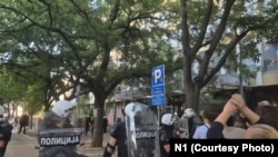 Policijska intervencija tokom blokade u Novom Sadu, 20. avgust 2025.