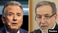 Combo photo of US envoy Steve Witkoff (left) and Iranian Foreign Minister Abbas Araqchi.