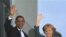 German Chancellor Angela Merkel (left) and other European leaders hope Obama will improve relations.