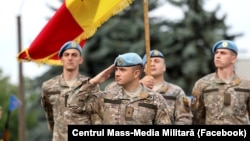 Militari moldoveni din contingentul KFOR22 întorși acasă după șase luni de misiune în Kosovo, Chișinău, 29 iulie 2025. Proiectul Strategiei Militare a R. Moldova presupune inclusiv o participare mai largă a militarilor moldoveni în misiuni internaționale de menținere a păcii.