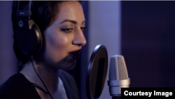 Afghan rapper "Paradise" in a screen grab from "Rebel Beats," a short documentary film by RFE/RL Afgnan Service Correspondent Omid Marzban.