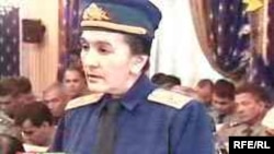 Түркіменстанның бұрынғы бас прокуроры Құрбанбибі Атажанова.