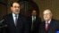 Yragyň prezidenti Jalal Talabani (sagda) we premýer-ministri Nuri al-Maliki