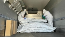Фотография одного из предыдущих обменов телами между Россией и Украиной
