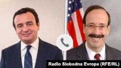 Aljbin Kurti, premijer Kosova na dužnosti i Eliot Engel, predsednik Komiteta za spoljne poslove američkog Predstavničkog doma. Ilustracija sa Kurtijevog Tviter naloga od 24. aprila 2020. 