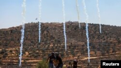 Palestinski demonstranti na protestu u gradu Beita (foto-arhiva)