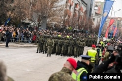 Parakalimi i Forcës së Sigurisë së Kosovës në kryeqytet.