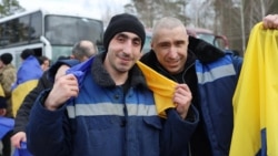 Украинские военнопленные, вернувшиеся домой в результате обмена 6 марта