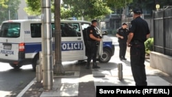 Policija pred sudom u Podgorici 