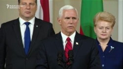 'We Stand Together' - Pence Reaffirms U.S. Commitment To Baltic States