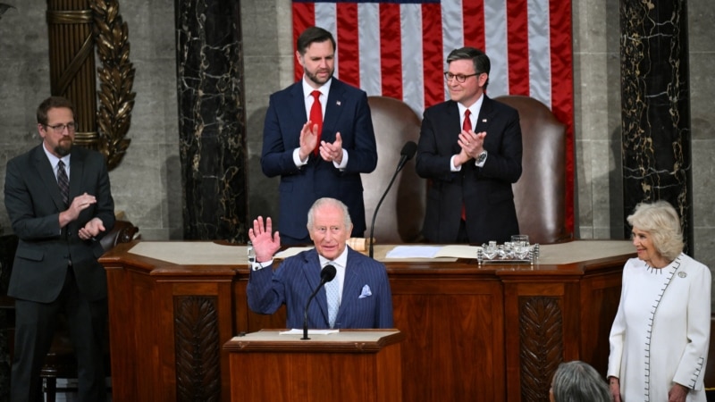 Король Чарльз під час промови у Конгресі США згадав про Україну