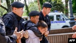 Задержания 23 июня 2018 года в Алматы.