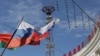 Belarus - Russian flags in Minsk, Minsk, 01apr2015