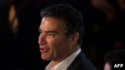 Yossi Cohen, the head of the Israeli Mossad attends a Fourth of July Independence Day celebration at the residence of the US Ambassador to Israel in Herzilya Pituah on July 3, 2017