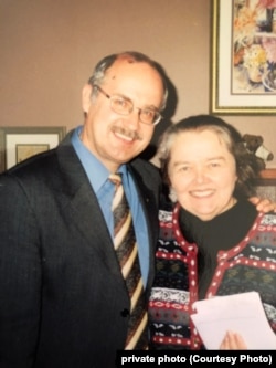 Івонка Сурвіла і Генадзь Грушавы. Фота з прыватнага архіву сям'і Грушавых
