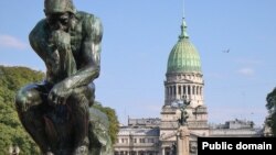 Pogled na zgradu parlamenta, Buenos Aires