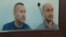 Kazakhstan - Activists Talgat Ayan (left) and Max Bokaev in a courtroom. Atyrau, 12October2016
