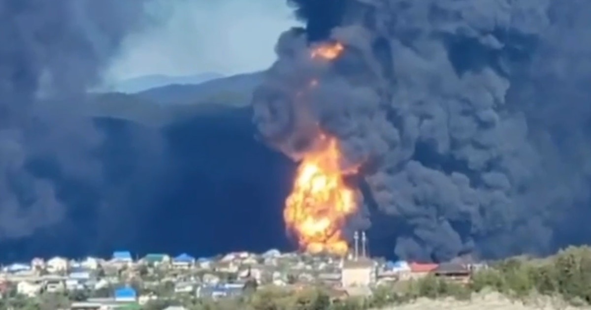Russia’s Tuapse Oil Facility In Flames After Third Attack In Two Weeks