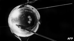 The world's first artificial satellite, Sputnik I, was launched by the Soviet Union from the Baikonur cosmodrome in Kazakhstan on October 4, 1957. (file photo)