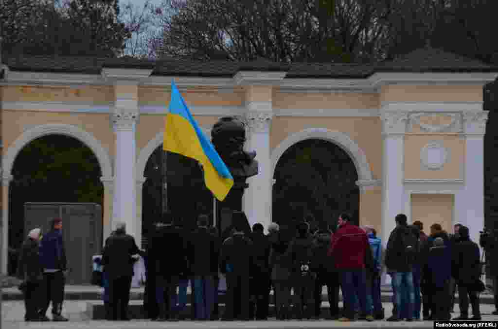 Protest u Simferopolu, Ukrajina