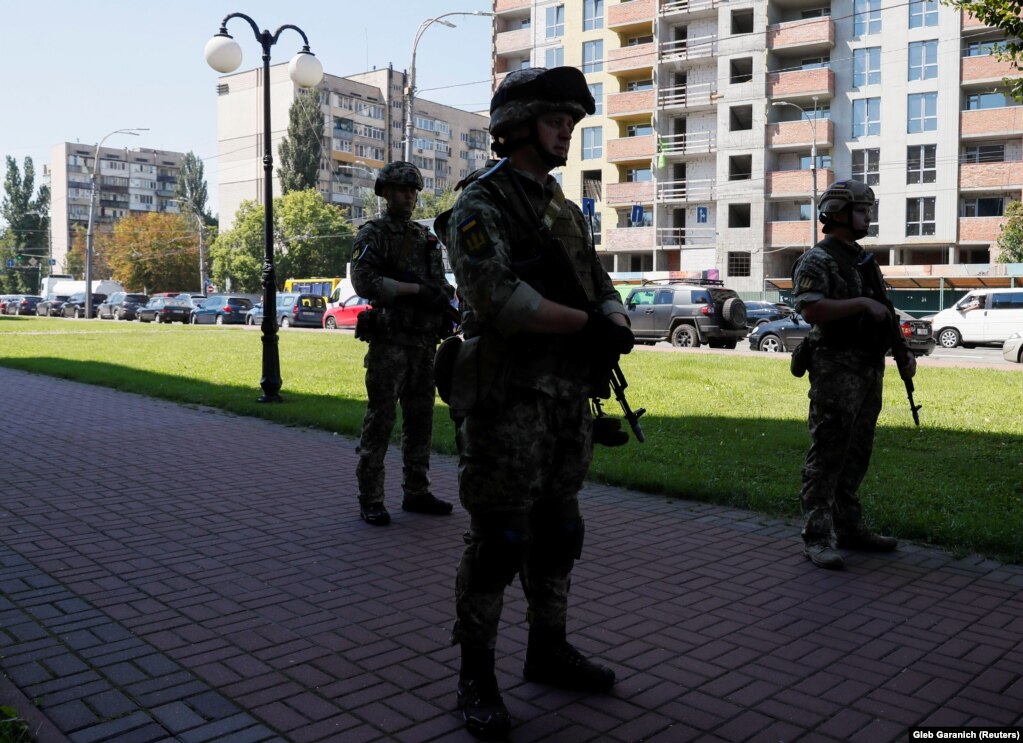 Reservists from the Ukrainian Territorial Defense Forces will be holding drills in Kyiv until August 13.