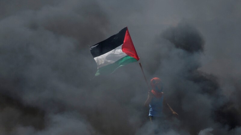 فلسطینیان نن په غزه کې وژل شوي مظاهره‌چیان خاورو ته سپاري