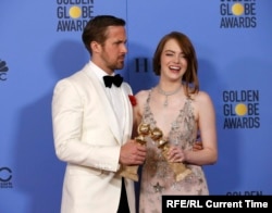 Rýan Gosling we Emma Stone