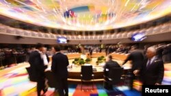 Belgium -- European leaders attend the EU Summit in Brussels, March 10, 2017