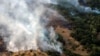 Armenia - A wildfire in the Khosrov Forest State Reserve, 14Aug2017.