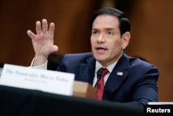 US Secretary of State Marco Rubio testifies before a Senate Foreign Relations Committee hearing on Capitol Hill in Washington on June 2.