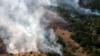 Armenia - A wildfire in the Khosrov Forest State Reserve, 14Aug2017.