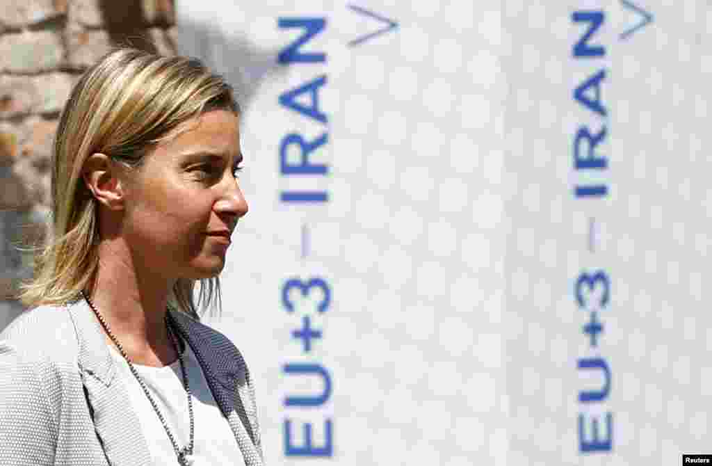 فدریکا&nbsp;موگرینی، مسئول ارشد سیاست خارجی اتحادیه اروپا