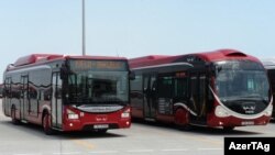 Bakıda yeni avtobuslar, 2015