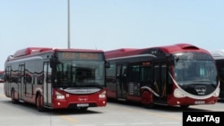 «Baku Bus» MMC-nin avtobusları.