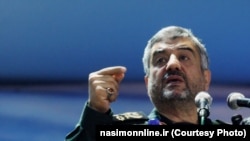 Lideri i Korpusit të Gardës Revolucionare të Iranit ( IRGC), Mohammad Ali Jafari. 