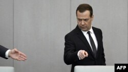 Премьер-министр России Дмитрий Медведев. Москва, 19 апреля 2017 года.